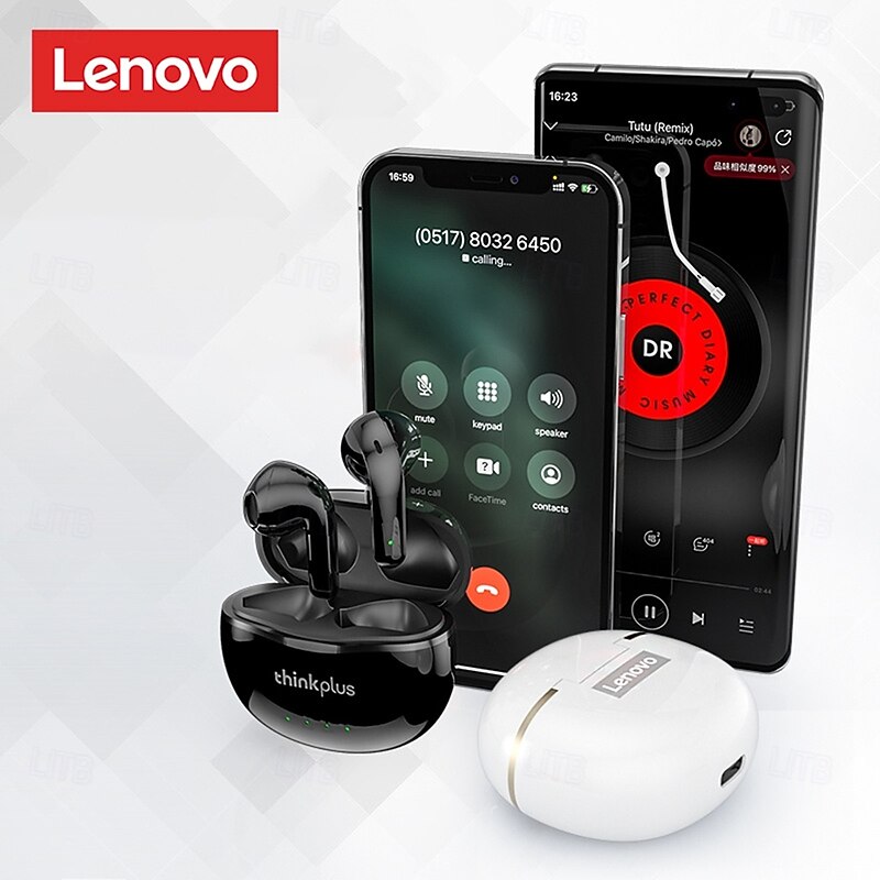 Lenovo X16 True Wireless Headphones TWS Earbuds In Ear Bluetooth 5.2 Stereo ENC Environmental Noise Cancellation Long Battery Life for Apple Samsung Huawei Xiaomi MI Traveling Outdoor Jogging Mobile2
