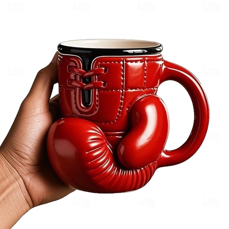 Boxing Glove Mug, Funny Resin Stainless Steel Coffee Cup for Home, Unique Boxer Gift for Men, Boxing Lovers Novelty Drinkware4