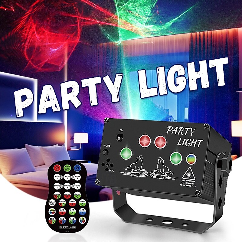 Disco Light Party Light Disco Light Party Lights With Remote Control Music Controlled Led Disco Party Strobe Flasher For Halloween Christmas Birthday Party3
