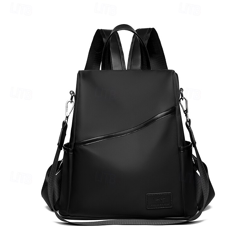 Khaki Casual Backpack – Stylish and Functional Laptop Bag for Women,Lightweight and Durable for Back to School4