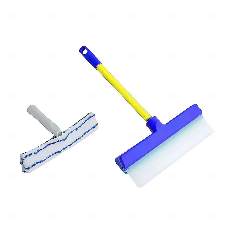 3 in 1 Recyclable Silicone Window Squeegee Kit Glass Cleaning Tools with Silicone Squeegee & Microfiber Scrubber for Home Shower Car Windshield Cleaning4