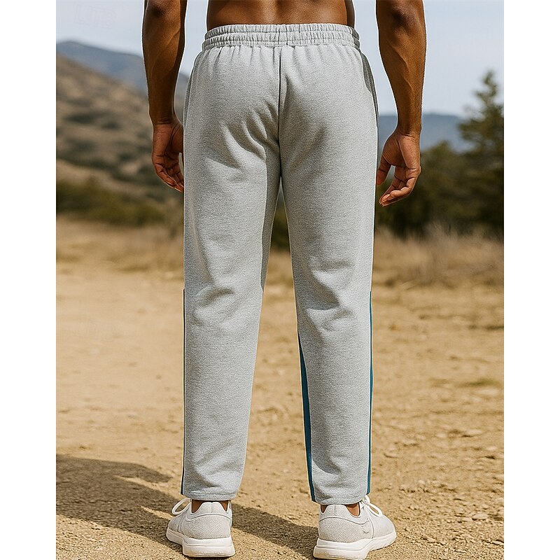 Men's Running Pants Sports Trousers Jogger Sweatpants Pockets Drawstring Pants / Trousers Sports & Outdoor Casual Fall Lightweight Breathable Fishing Hiking Running Loose Fit Sportswear Activewear2