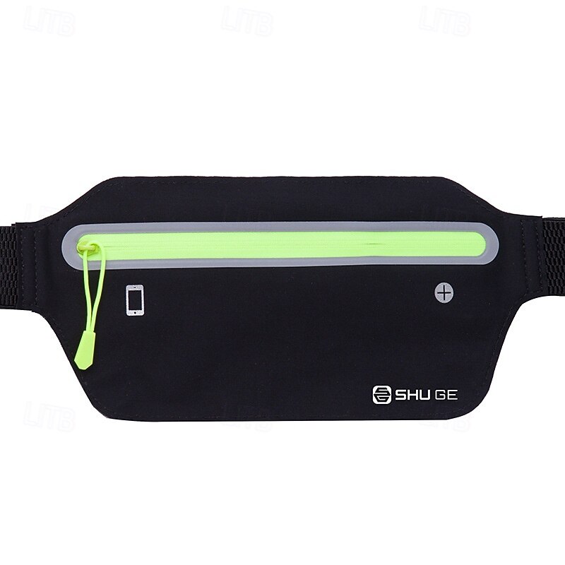 Running Belt Fanny Pack Phone Holder Belt Sport Waist Pack for Marathon Jogging Running Sports Bag Lightweight Anti-theft Water Resistant Reflective Strip Lycar Men's Women's Running Bag2