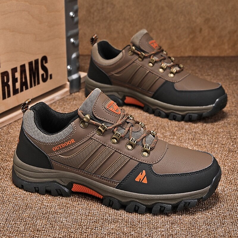 Men's Outdoor Hiking Shoes with Rugged Tread, Breathable Trail Sneakers for Walking, Camping & Wilderness Travel3
