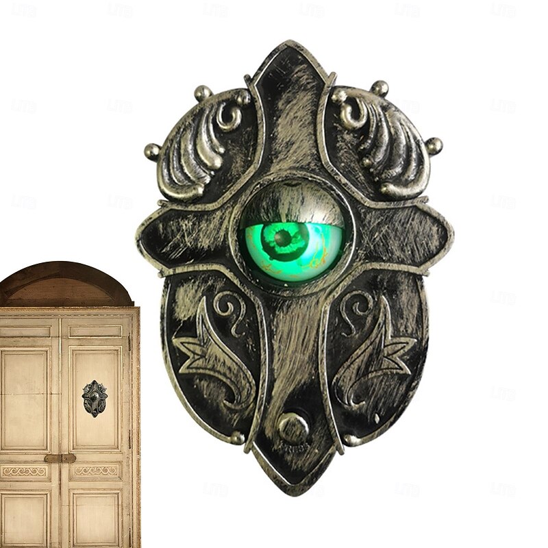 Eyeball Doorbell Halloween Door Decorations,Haunted House Horror Halloween Party