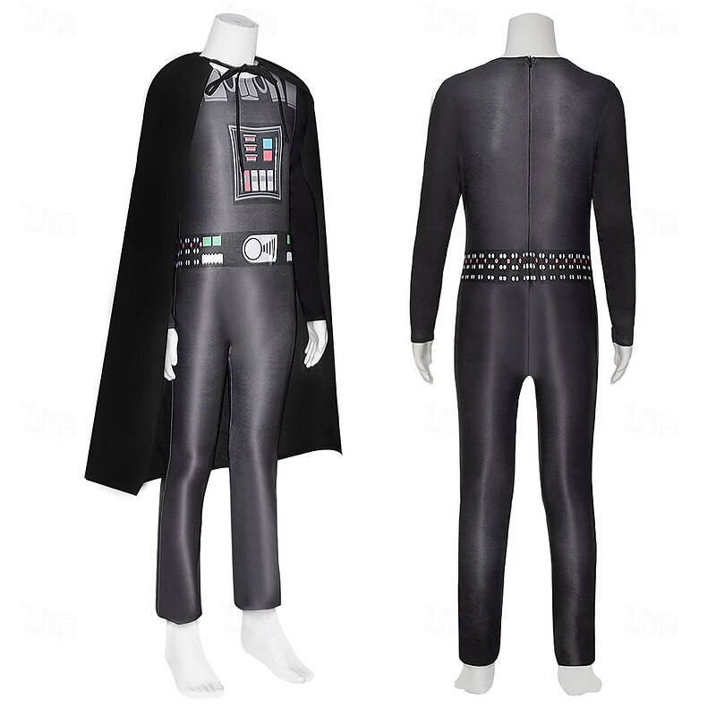 Darth Vader Stormtrooper Mask Costume Bodysuits Adventure Movie Cosplay Movie Cosplay for Men's Boys' Kid's Adults' Halloween Carnival World Book Day Performance School Event Dress Up3