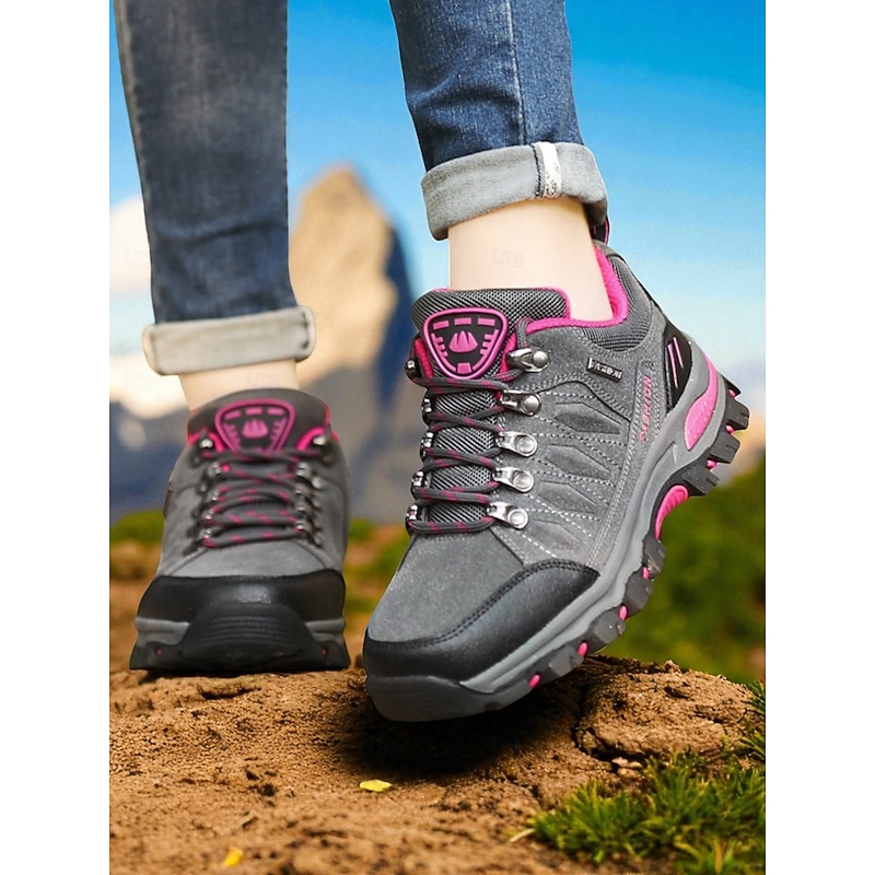 Women's Trail Hiking Shoes with Rugged Outsole – Durable Climbing Sneakers for Hiking, Backpacking and Mountain Trails