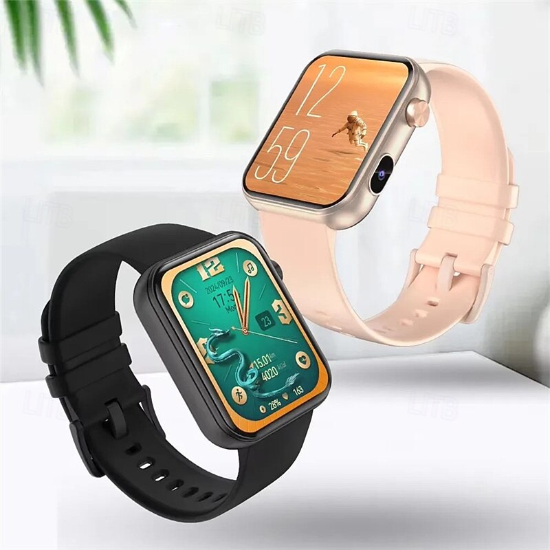 P51 Smart Watch with Camera Take Photo Funtion BT Calling Recording 512M Memory Local Music Player Men Women Smartwatch