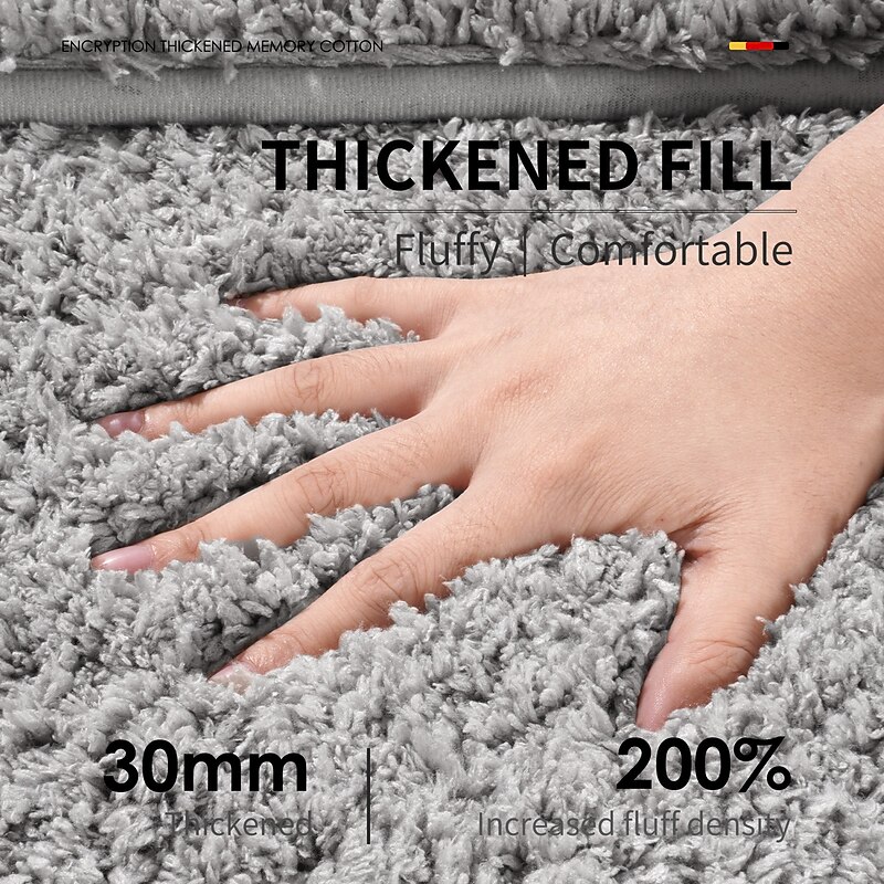 Bath Mat Absorbent Quick Dry Non Slip Thickened Bathroom Rug for Toilet Entryway Washroom Door Soft Water Absorption Floor Carpet for Home Use4