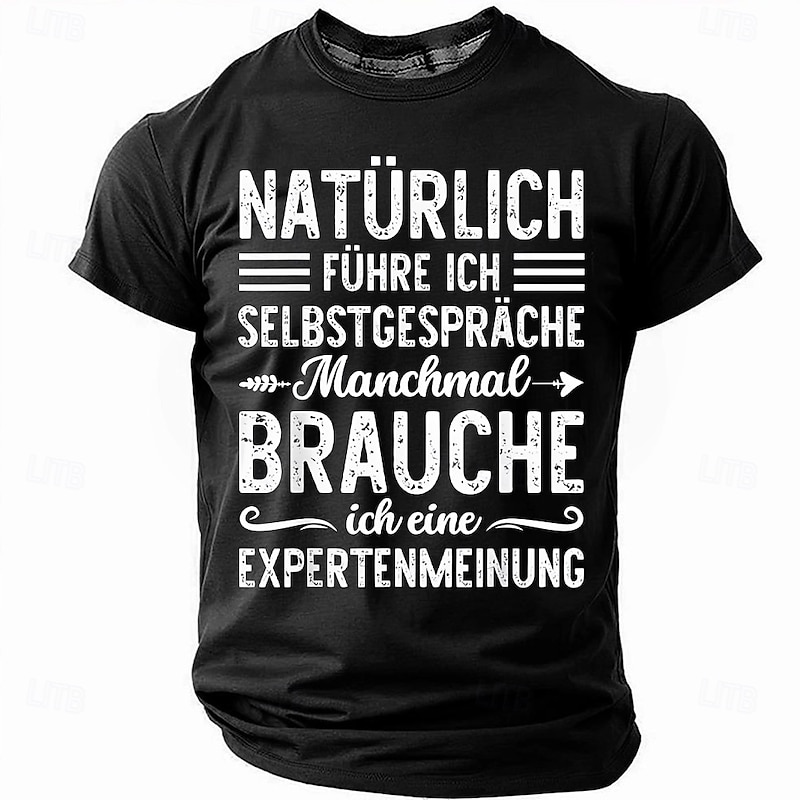 Men's Funny T-Shirt: Of Course I Have Self-Conversations, Sometimes I Need An Expert Opinion | Lifestyle Graphic Tee4