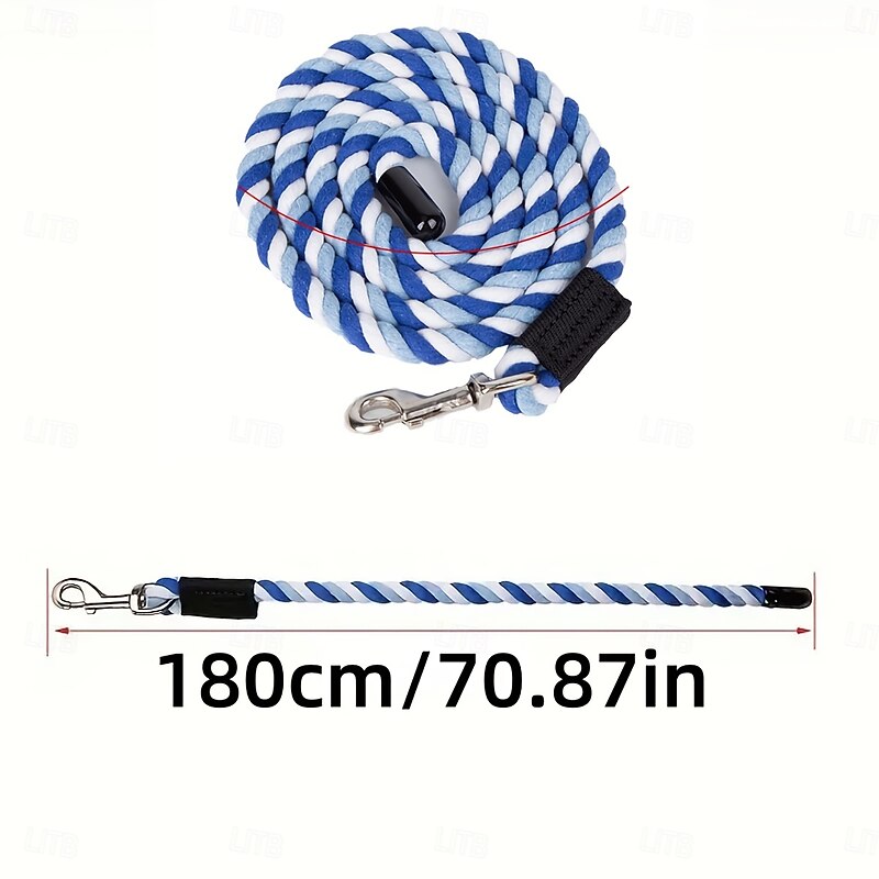 Durable Horse Rope with Hook - Thickly Woven Universal Equestrian Equipment for Riding Horses 1pc4