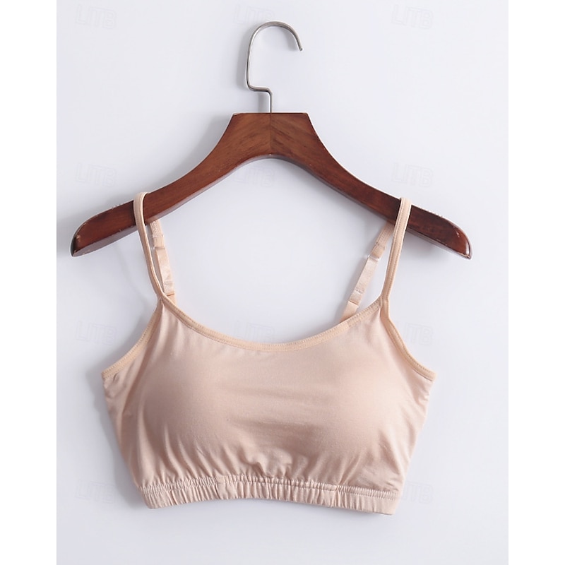 Women's Gartered Lingerie BacklessNightwearCotton Date Weekend Solid Colored Sweet Black White Beige Gray Summer2