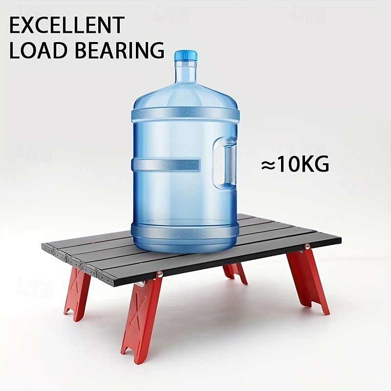 Lightweight Aluminum Alloy Portable Mini Folding Table - Ideal for Outdoor Activities and as a Folding Desk3