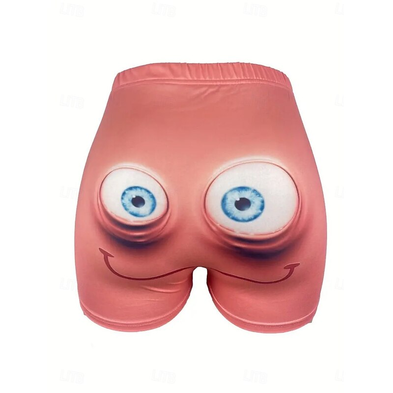 Women's Chinos Shorts Vacation Vintage Fashion Short High Waist Character Elastic Waistband Printing Comfy Soft Comfortable Stretchy Vacation Yoga Sports Outdoor Black Yellow Pink Red Summer Spring4