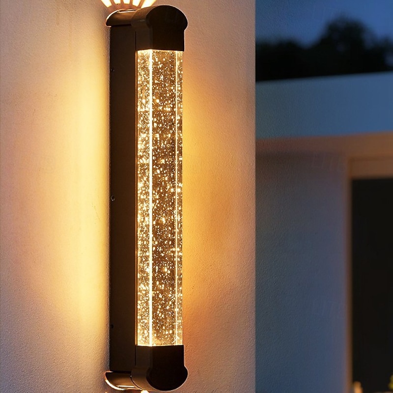 LED Outdoor Wall Light Acrylic Outdoor IP65 Waterproof Garden Wall Washer Light, Balcony Decorative Wall Sconce4
