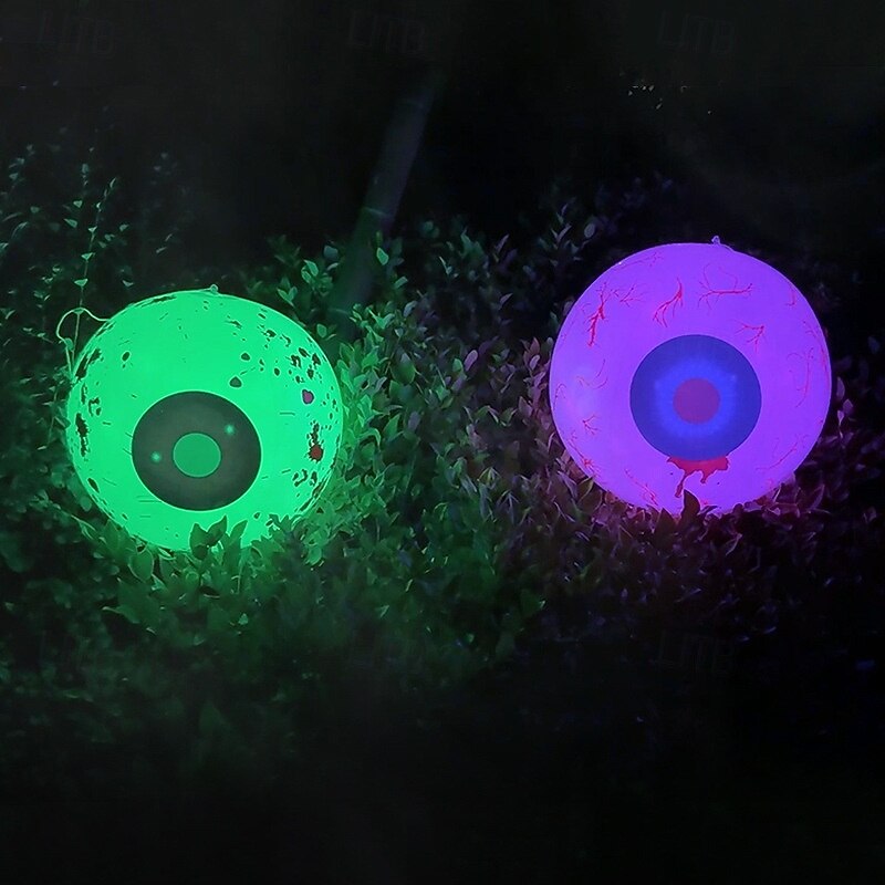 Halloween Party Horror Eyeball Light Atmosphere Decoration Courtyard Ornaments Props LED Colored Lights Glowing Inflatable Eyeball2