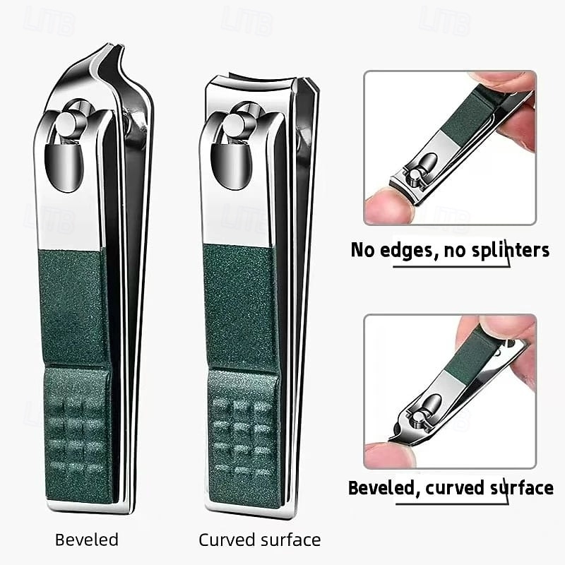 Professional Nail Clipper Set Portable Handheld Manicure Pedicure Kit Four Piece Anti Splash Nail Clippers Complete Grooming Tools for Precise Nail Care4