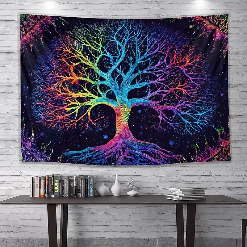 Tapestry Wall Hangings Tree of Life Mystic Bedroom Living Room Dorm Home Decor3