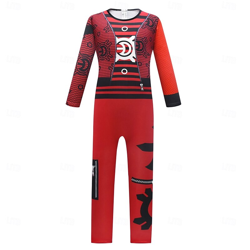 Zombie School Lord Zedd Zentai Suits Costume Cosplay Costume Movie Cosplay for Boys' Kid's Halloween Masquerade Performance Halloween2