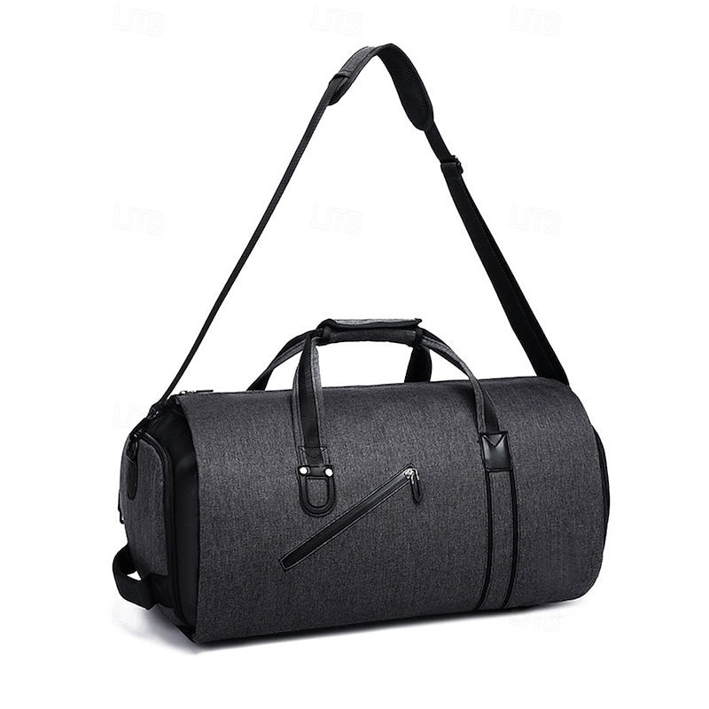 Men's Large Capacity Suit Duffel Bag - Multi-compartment Travel Gym Bag with Shoe Pocket, Suit Organizer and Hand Strap for Business Trips, Weekend Getaways and Formal Events3