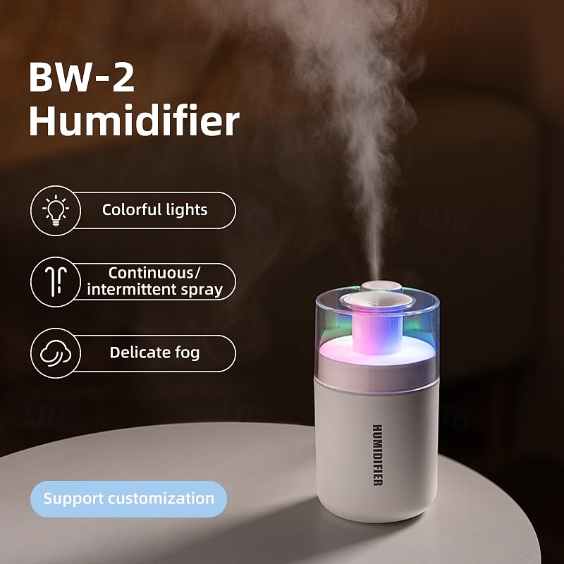 180ML Household Small Humidifier Bedroom Living Room Mute Mini Humidifier Car Heavy Fog Portable Air Sprayer