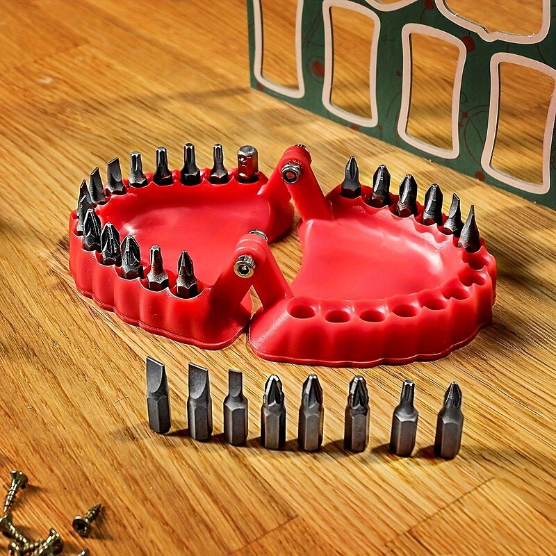 Drill Bit Holder Screwdriver Drill Bit Ornament - Desktop Decorative Piece for Tool Enthusiasts4
