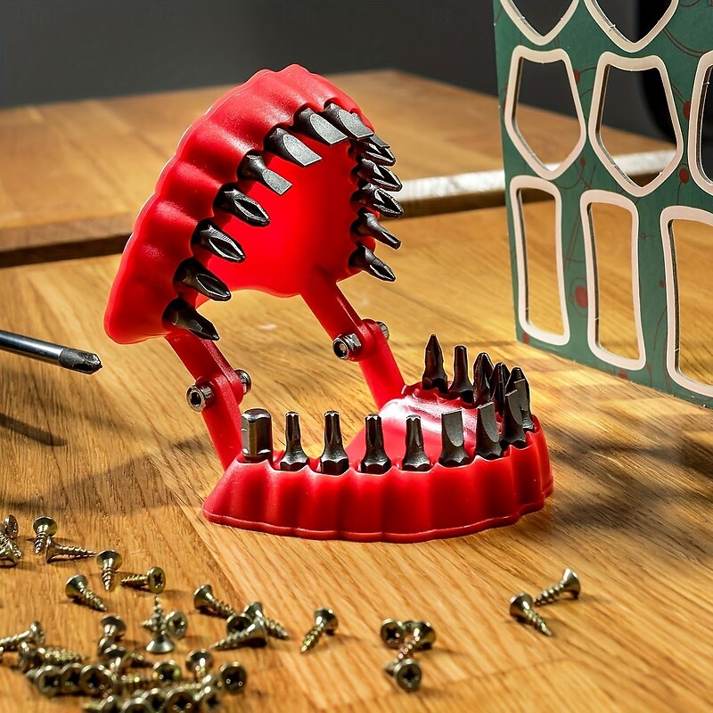 Drill Bit Holder Screwdriver Drill Bit Ornament - Desktop Decorative Piece for Tool Enthusiasts2