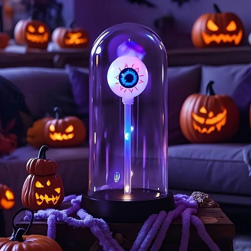 LED Halloween Decor Battery Powered Party Light Horror Luminous Eyeballs and Festive Atmosphere Lights for Indoor Outdoor Use Halloween Home Bedside Living Room Ornaments3
