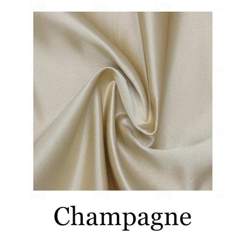 A-Line Evening Gown Elegant Dress Formal Wedding Floor Length Sleeveless One Shoulder Satin with Glitter Bow(s) Beading2