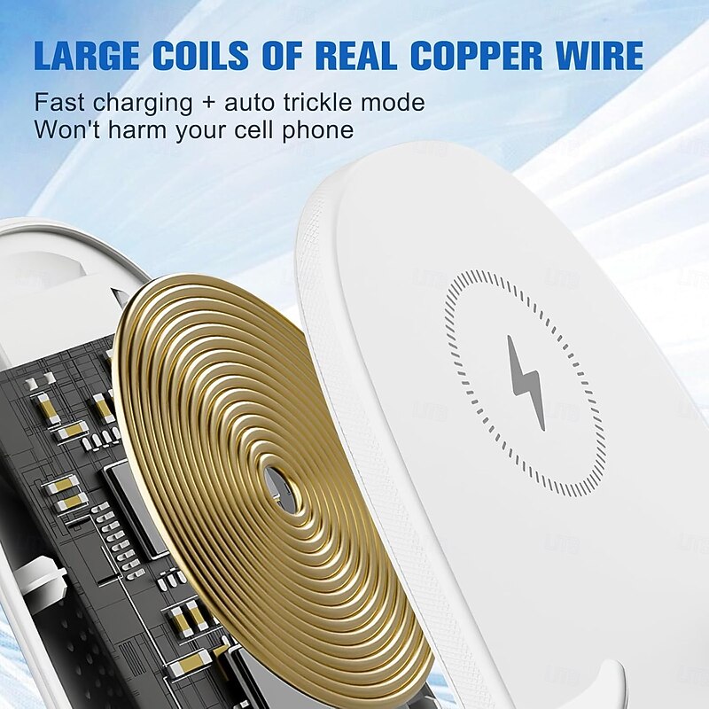 Portable Mini Chair Wireless Charger Phone Holder,Wireless Fast Charger Multifunctional Phone Holder, Multifunctional Wireless Fast Charging Station,3 in 1 Wireless Charger with Speaker Function3