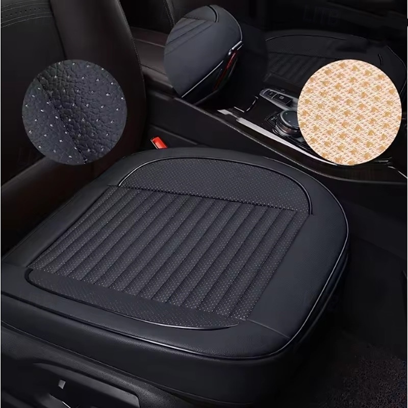 New Luxury Car Leather Cushion 3d Three-dimensional Full Surround Single Seat Cover Wearable Breathable Car Interior All Seasons3