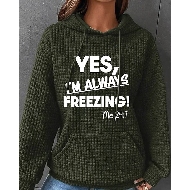 Women's Pullover Hoodie Sweatshirt Floral Streetwear Casual Long Sleeve Hooded Regular Tops Street Holiday Going out Pocket Print Black Yellow Dark Green Brown Fall Winter4