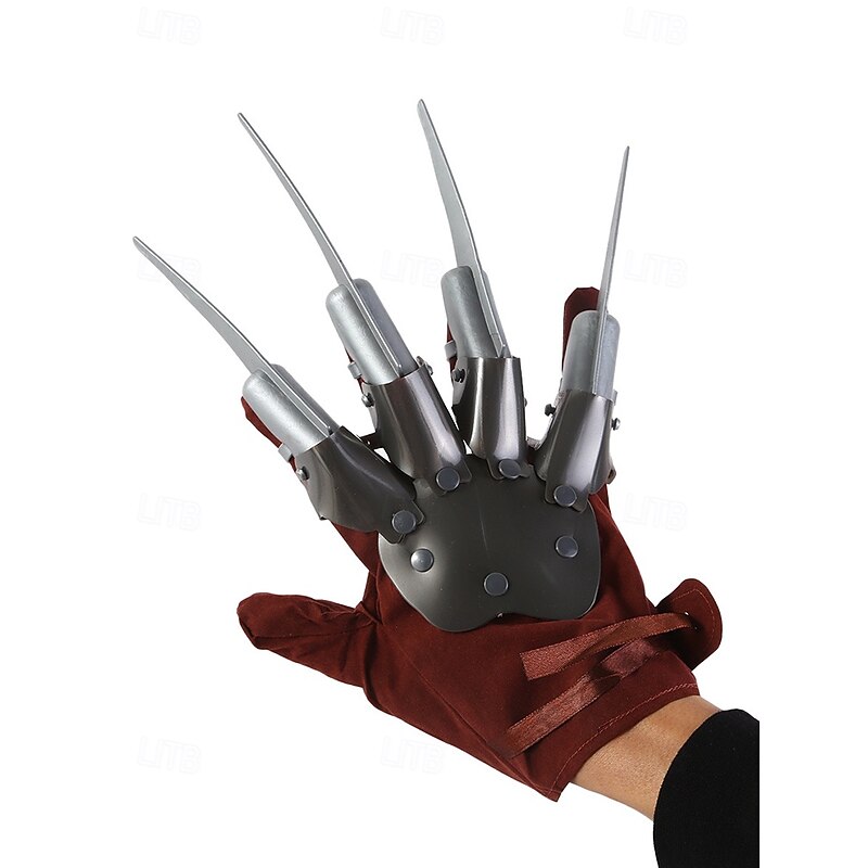 Men's Halloween Claw Glove – Scary Horror Costume Prop with Long Metal-Like Blades for Cosplay, Party and Masquerade Outfits3