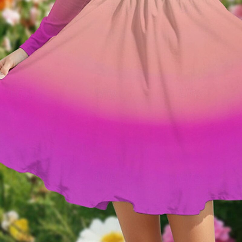 Girls' 3D Butterfly Dress Long Sleeve Summer Spring Vacation Daily Holiday Princess Beautiful Sweet Kids 4-12 Years Casual Dress A Line Dress Knee-length Regular Fit4