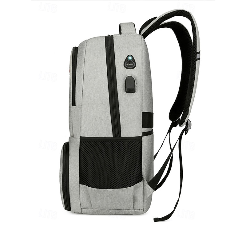 Men's Insulated Laptop Backpack with USB Charging Port - Waterproof Business Travel Bag with Lunch Compartment and Reflective Strips for Business Commuting, Outdoor Leisure Travel4