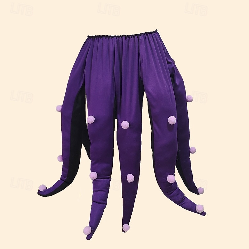 Octopus Halloween Skirt Costume Funny Costume Adults' Men's Women's Unisex Halloween Carnival Performance Party Easy Halloween Costumes Dress Up