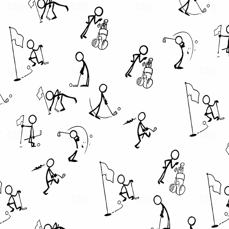 Men's Golf Polo Sports Polo Shirts Short Sleeve Polo Shirts Collared Shirts Casual Athleisure Buttons Summer Black White3