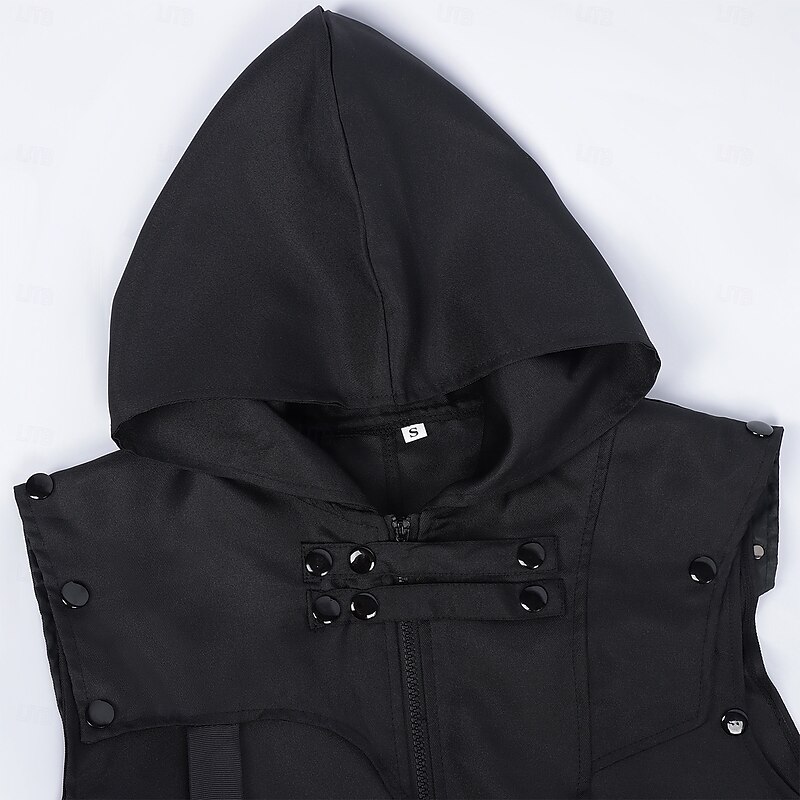 Retro Vintage Punk & Gothic Party Costume Jacket Knight Ritter Fancy Dress Men's Carnival Costume Halloween Performance Adults Top Fall4