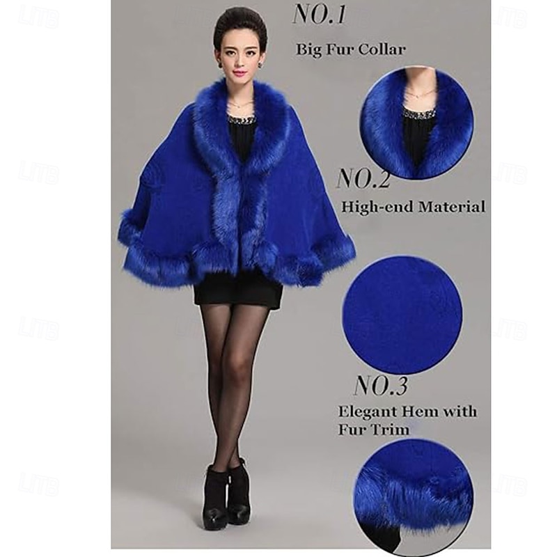 Women's Pashmina Shawl Cloak Cape Shawls and Wraps for Evening Dresses Shawl Wrap Cape Bridal Wedding Party Winter3