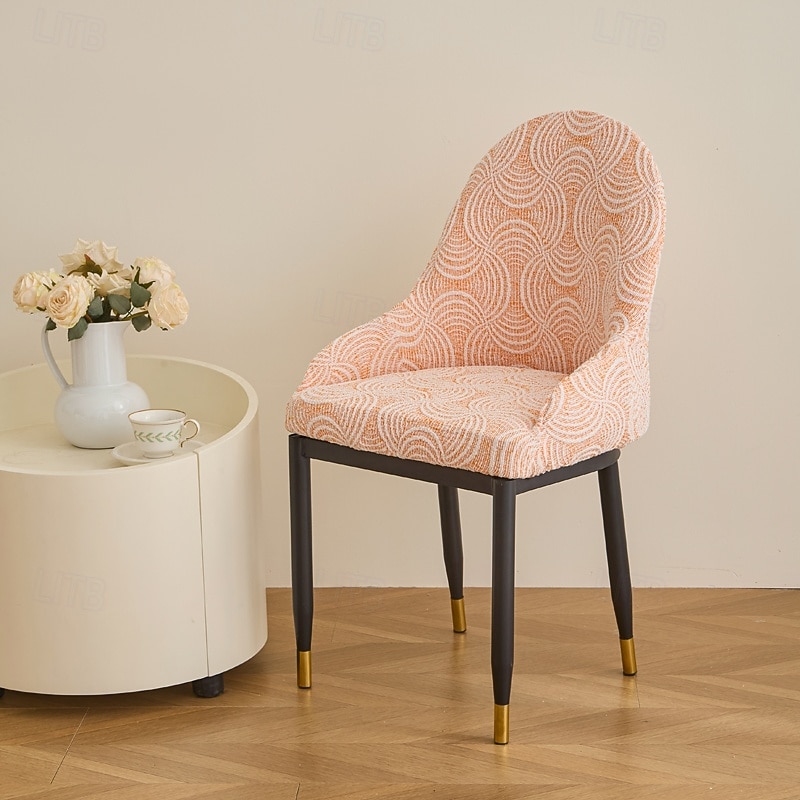 Dining Chair Covers for Home Polar Fleece Fabric Stretch Slipcovers Soft Warm Seat Covers Fitting Most Chairs, Machine Washable2