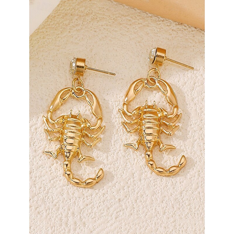 Women's Halloween Scorpion - Shaped Earrings, Punk Rock Style, Ideal for Party Costumes & Edgy Looks4