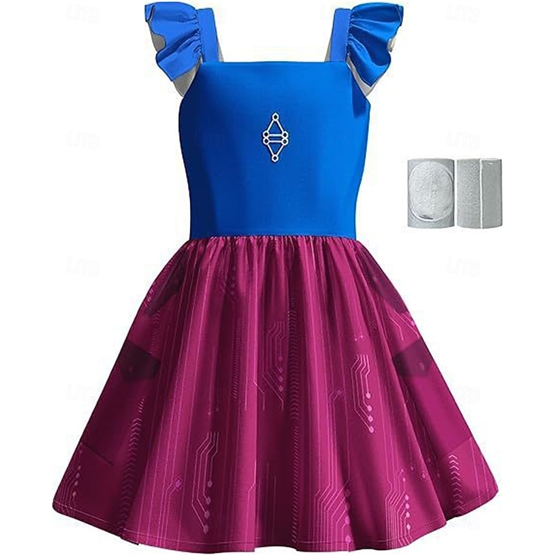 Zombie School Zombies 4 Nova Costume Fancy Dress Cosplay Costume Movie Cosplay for Girls' Kid's Halloween Carnival Performance Halloween2