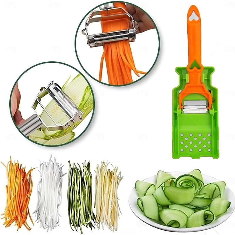 3-in-1 Peeler Multifunctional Kitchenware Set Peeler Vegetable Peeler Multifunctional Fruit Peeler Slicing And Peeling All Kinds Of Fruits And Vegetables4