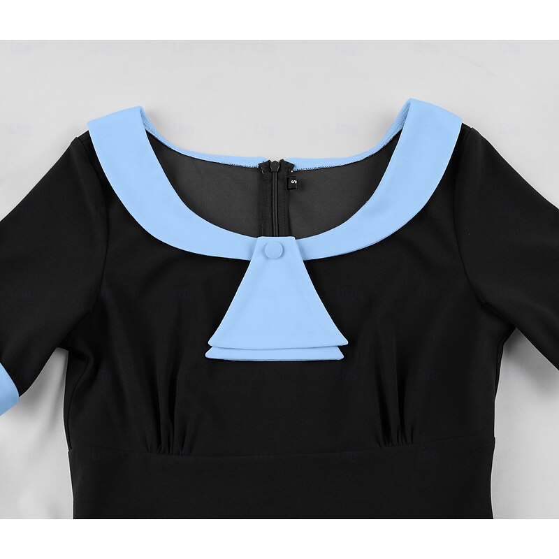 Elegant Vintage 1950s Midi Dress Fit and Flare Fancy Dress Women's Christmas Carnival Valentine's Day Party Casual Adults Dress Spring & Summer3