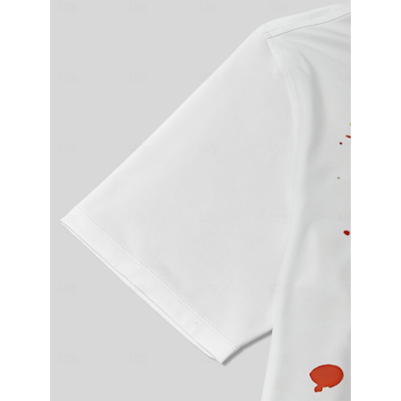 Men's Golf Polo Shirt White Short Sleeve Top Golf Attire Clothes Outfits Wear Apparel4