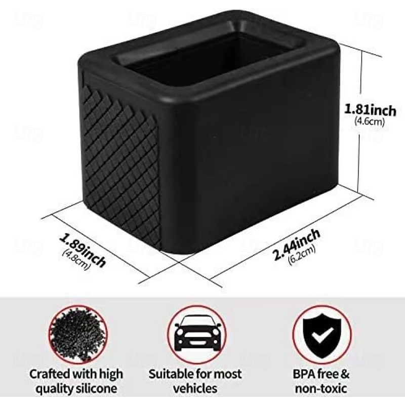 2PCS Seat Belt Buckle Booster Set, Makes Receptacle Stand Upright for Easy Access, Universal Vehicle Seatbelt Buckle for Kids3