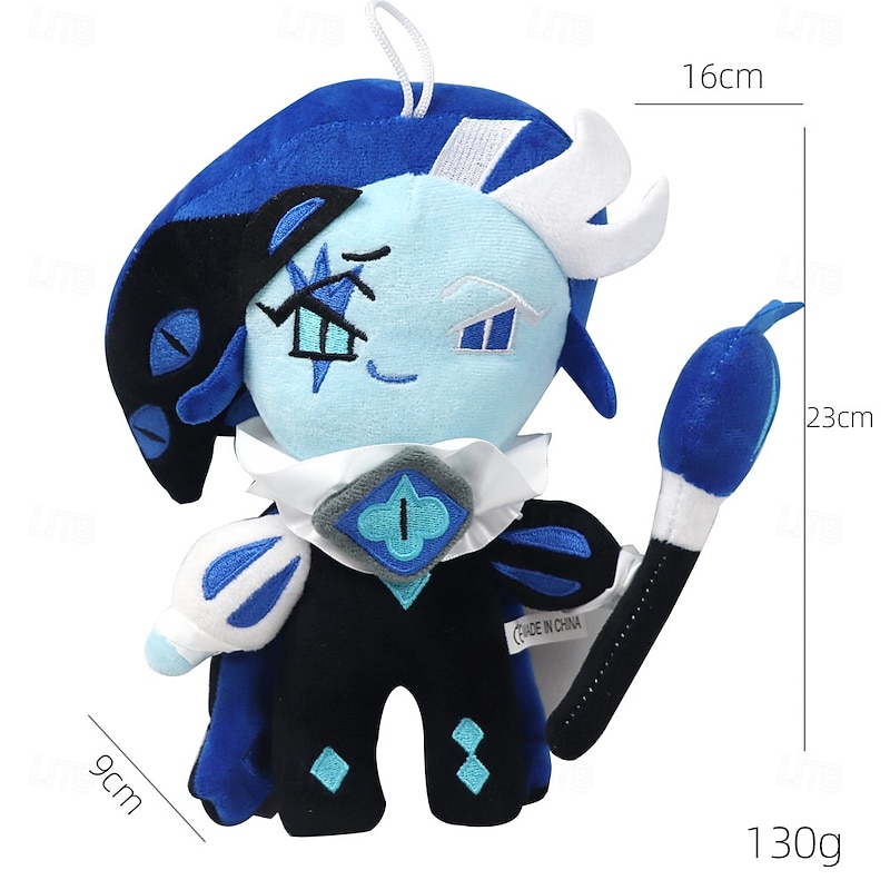 Shadow Milk Cookie Plush Toy 9.8'' Cookie Run Cartoon Game Plush for Game Fans3