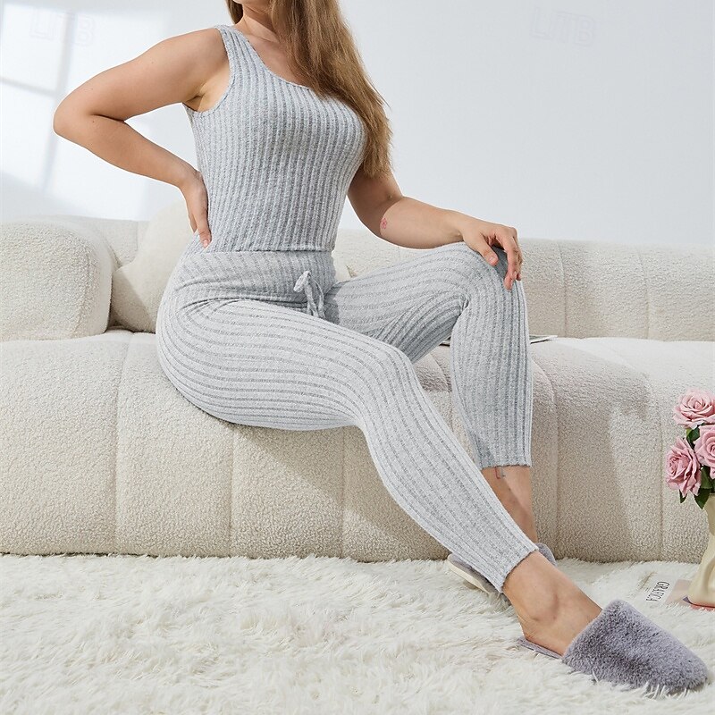 Women's Corduroy Pants Slacks Cropped Pants Streetwear Casual Ankle-Length High Waist Plain Drawstring Elastic Drawstring Design Comfortable Street Holiday Daily Wear Black Gray Fall Regular Fit4