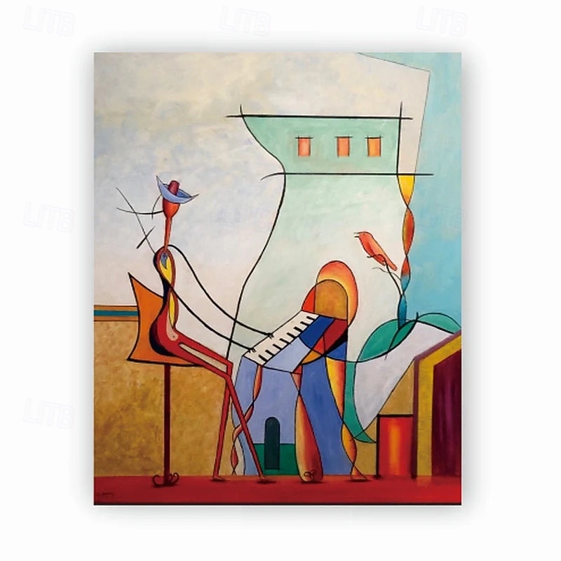 Abstract Painting , Piano painting , Abstract Acrylic and Oil Painting Modern Art Large Painting, Original Oil Painting, Abstract Canvas Art