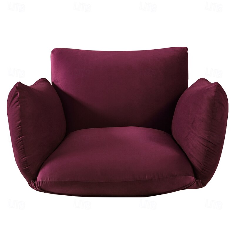 MUJI Style Sofa Cover - Solid Color Quilted Velvet Slipcover Stretchable Furniture Protector4